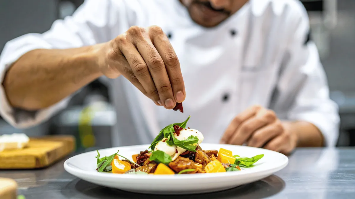 plato de estrella michelin